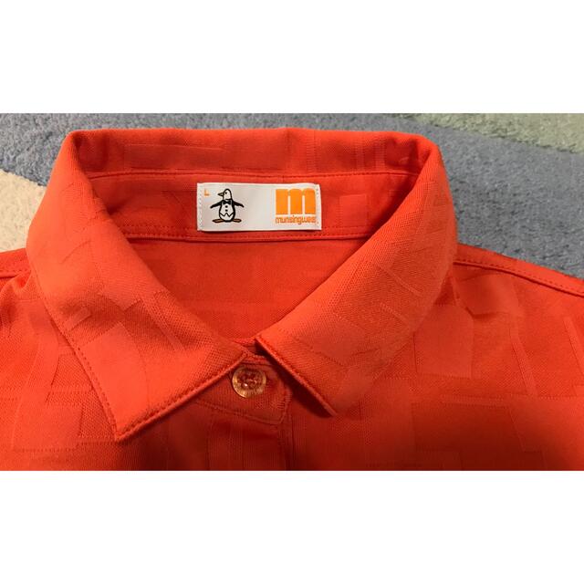Munsingwear - マンシングウェアmunsingwearenvoyオレンジポロシャツレディースLの通販 by TNKN｜マンシングウェア ならラクマ