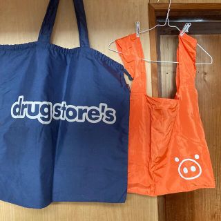 ドラッグストアーズ(drug store's)のドラッグストアーズ　巾着リバーシブル手提げバックとエコバッグ(トートバッグ)