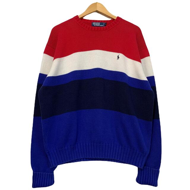 POLO RALPH LAUREN - 90s Polo Ralph Lauren コットンニット XL
