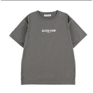 アリシアスタン(ALEXIA STAM)のFront Logo Tee Charcoal(Tシャツ(半袖/袖なし))