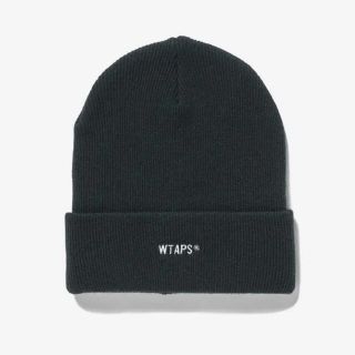 ダブルタップス(W)taps)の【新品未使用 最安値 レア】WTAPS BEANIE ニットキャップ ブラック(ニット帽/ビーニー)