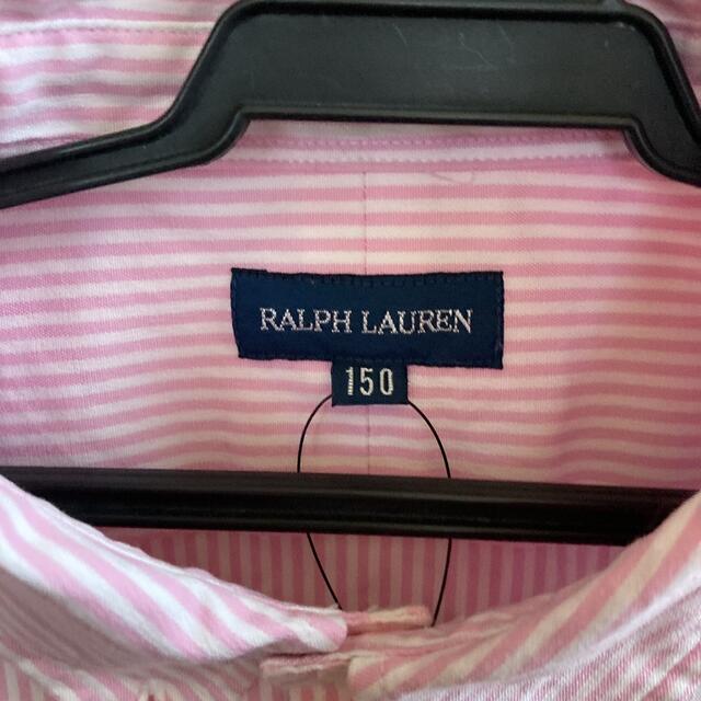 POLO RALPH LAUREN(ポロラルフローレン)のラルフローレン　150 ボタンダウン　美品 キッズ/ベビー/マタニティのベビー服(~85cm)(シャツ/カットソー)の商品写真