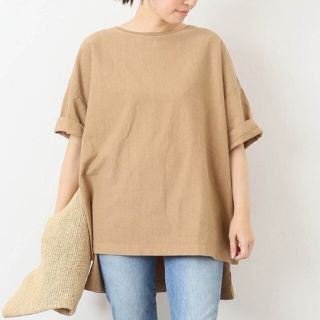 ドゥーズィエムクラス(DEUXIEME CLASSE)のCALUX BIG Tシャツ ベージュ Deuxième Classe(Tシャツ(半袖/袖なし))