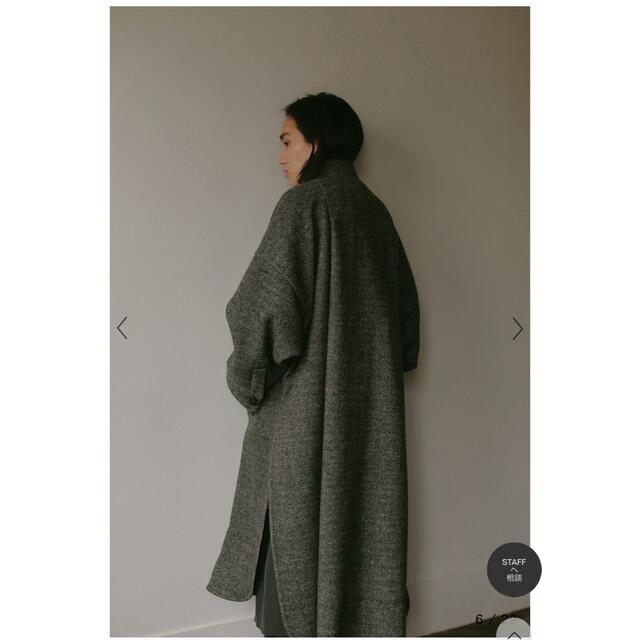 casafline 22aw ハイネックポンチョコート-