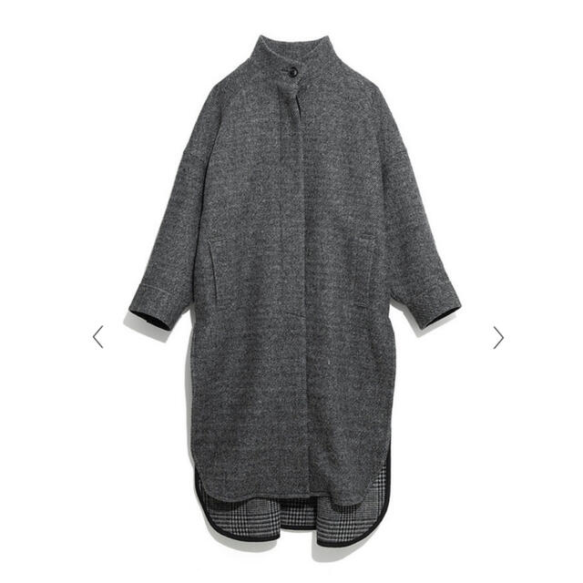 casafline 22aw ハイネックポンチョコート