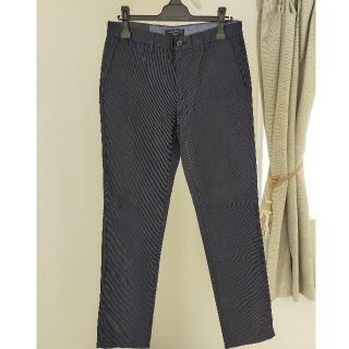 バナナリパブリック(Banana Republic)の【新品・未使用品】BANANA REPUBLIC　ストライプ柄　スリム　パンツ(チノパン)