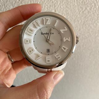 テンデンス(Tendence)のTendence 時計　ホワイト(腕時計)