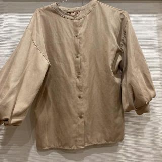 ダブルクローゼット(w closet)のブラウス　レディースシャツ　トップス　前開きトップス(シャツ/ブラウス(長袖/七分))