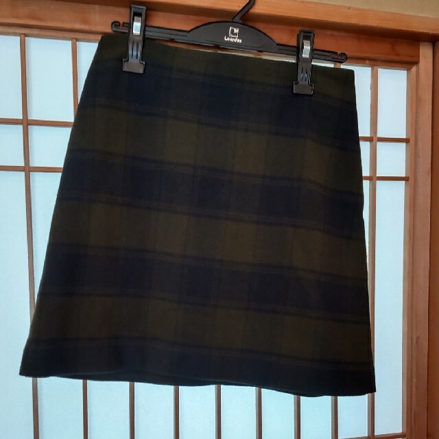 UNIQLO(ユニクロ)のユニクロショートスカート ウエスト６７センチチェック レディースのスカート(ミニスカート)の商品写真