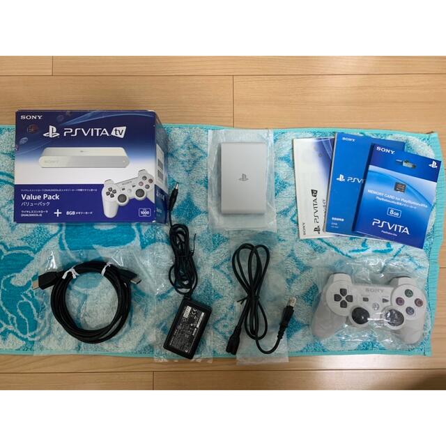 PlayStation Vita(プレイステーションヴィータ)のPlayStation vita TV value pack VTE-1000 エンタメ/ホビーのゲームソフト/ゲーム機本体(家庭用ゲーム機本体)の商品写真