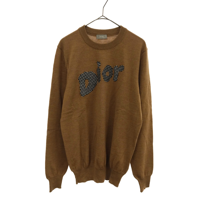未使用 SHAREEF BORDER SLEEVE PULL-OVER ブラウン-