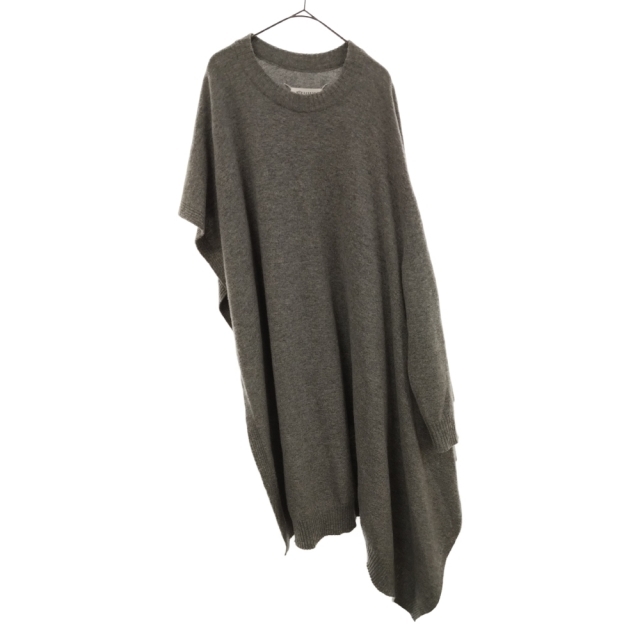 Maison Martin Margiela(マルタンマルジェラ)のMartin Margiela マルタンマルジェラ 1 19AW CREWNECK WOOL PONCHO S51HA0945 S16888 クルーネック変形ウールポンチョ アシンメトリー メンズのトップス(その他)の商品写真