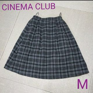 シネマクラブ(CINEMA CLUB)のCINEMA CLUB チェックスカート　M(ひざ丈スカート)