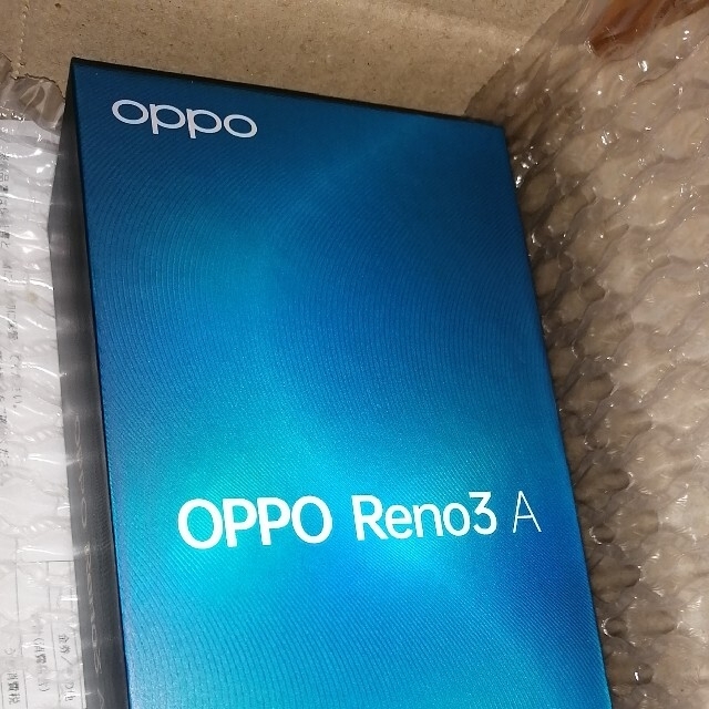 OPPO SIMフリースマートフォン RENO3 A ホワイト - スマートフォン本体