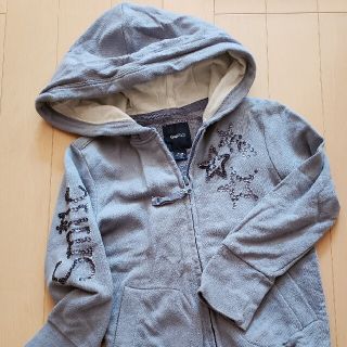 ギャップ(GAP)の美品GAPスパンコールジップアップパーカー(ジャケット/上着)