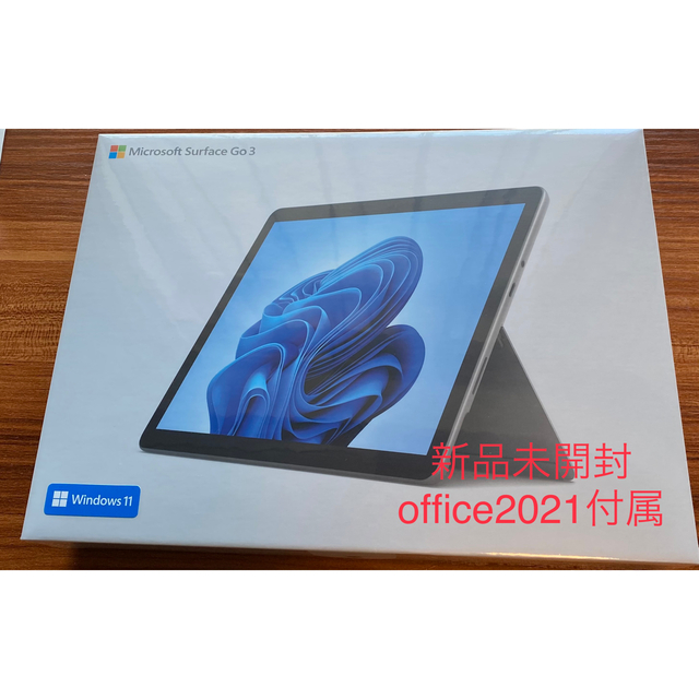 売上高No.1の商品 Surface Go 3(プラチナ) 10.5型 8VA- スマホ/家電