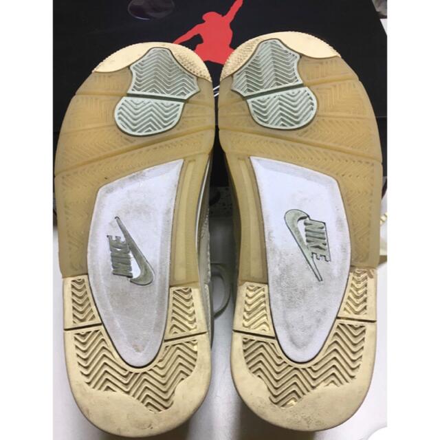 NIKE - ナイキ オフホワイト ジョーダン4 off-white aj4 エア NIKE - ナイキ オフホワイト ジョーダン4 off-white aj4 エア