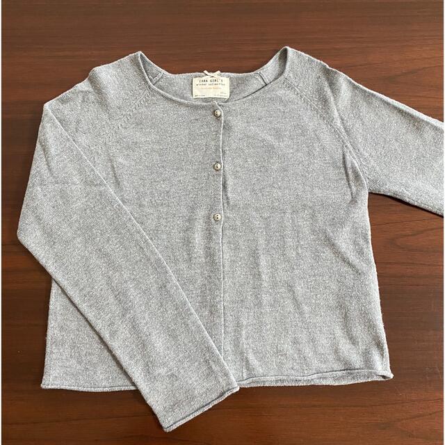 ZARA KIDS(ザラキッズ)のZARA girl's  ザラ ガールズ  カーディガン ストーン付き  152 キッズ/ベビー/マタニティのキッズ服女の子用(90cm~)(カーディガン)の商品写真