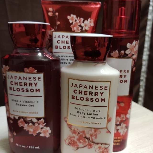 国内製造 4本ｾｯﾄBathu0026Bodywork Japan cheery blooms 先着オリ特付  -alunosib.gigantetrader.com.br