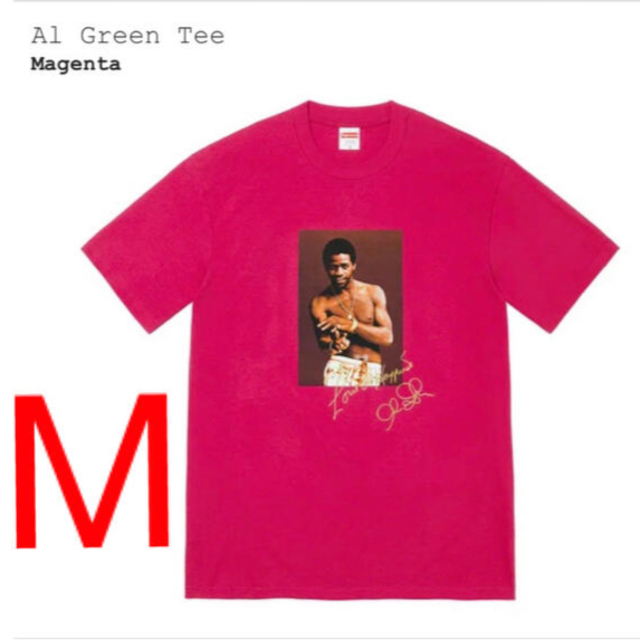 Supreme(シュプリーム)のsupreme シュプリーム  Al Green アルグリーン tee マゼンタ メンズのトップス(Tシャツ/カットソー(半袖/袖なし))の商品写真