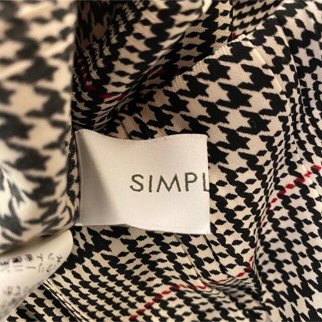 Simplicite シンプリシティ ロング丈ワンピース チェック フリーサイズの通販 By Nanaフリマ S Shop シンプリシテェならラクマ