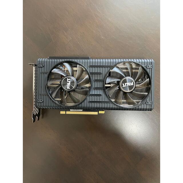 Palit RTX 3060 Ti Dual OC 8GB LHR版 保証書付き