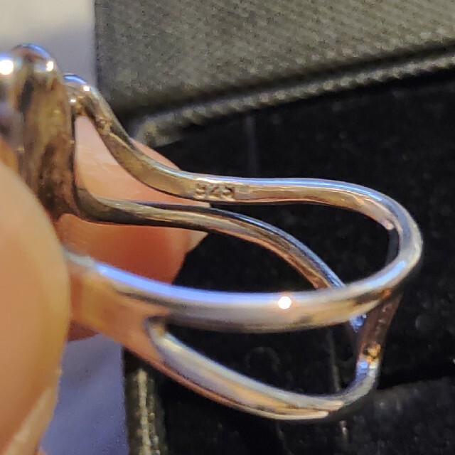 Vintage  ヴィンテージ 原石？アメジスト 925 リング指輪 レディースのアクセサリー(リング(指輪))の商品写真