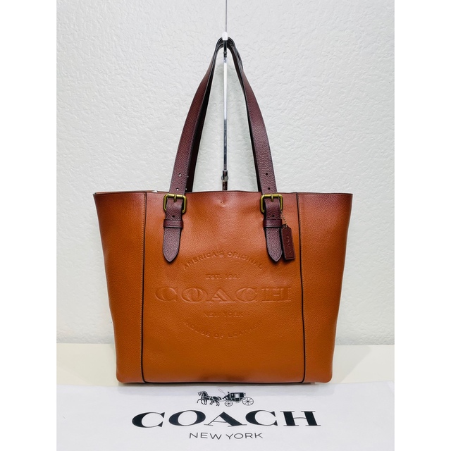 COACH - 格安 良品 定価7万 コーチ ビジネス トート バッグ レザー