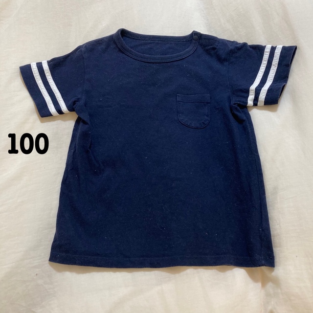 UNIQLO(ユニクロ)のUNIQLO マリンテイストシャツ キッズ/ベビー/マタニティのキッズ服男の子用(90cm~)(Tシャツ/カットソー)の商品写真