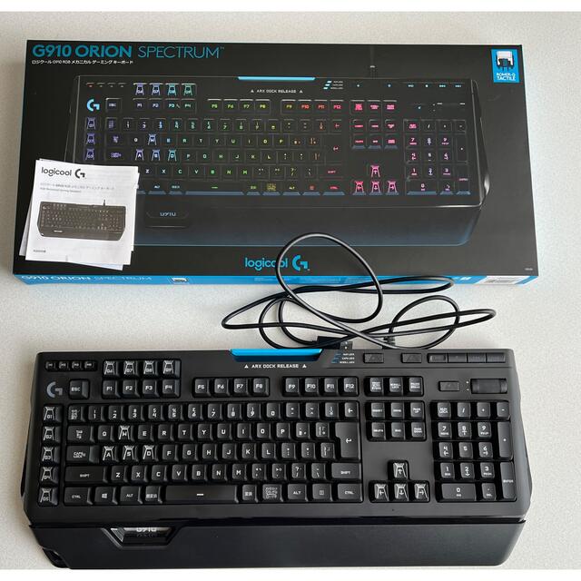 Logicool 有線ゲーミングキーボード G910R 【中古】の通販 by とき