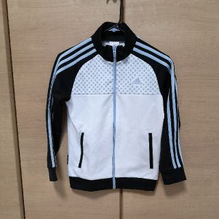 アディダス(adidas)のアディダス ジャージ サイズ140 カラー白/黒 adidas(ジャケット/上着)