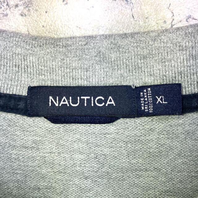 NAUTICA(ノーティカ)の希少 90s ノーティカ ポロシャツ 刺繍ロゴ ビッグシルエット 美品 メンズのトップス(ポロシャツ)の商品写真