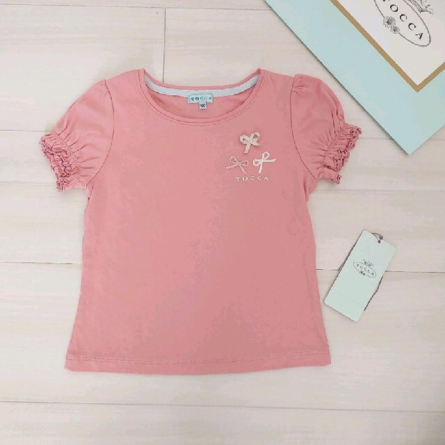 TOCCA(トッカ)の着用回数少　トッカ　TOCCA　Tシャツ　トップス　トッカリボン キッズ/ベビー/マタニティのキッズ服女の子用(90cm~)(Tシャツ/カットソー)の商品写真