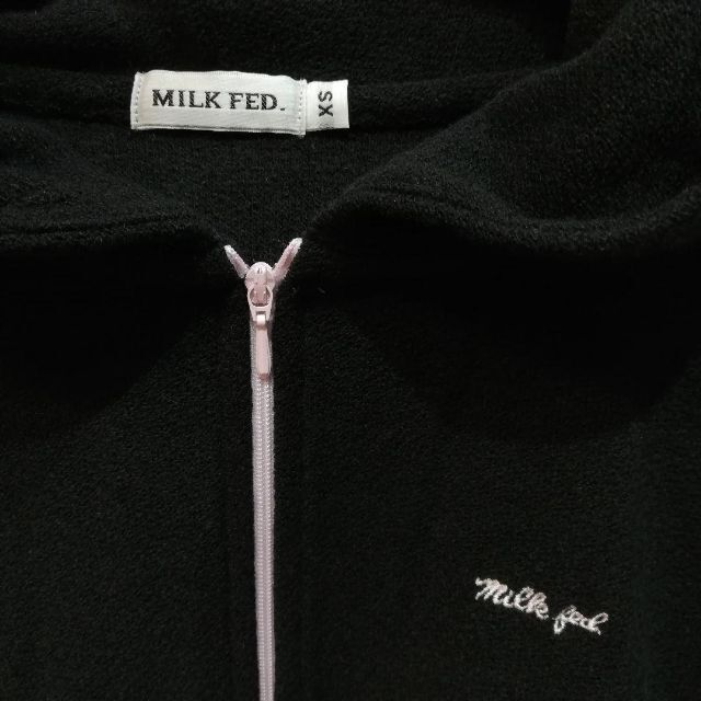 MILKFED.(ミルクフェド)のMILK FED. パイル地 ジップアップ パーカー レディースのトップス(パーカー)の商品写真