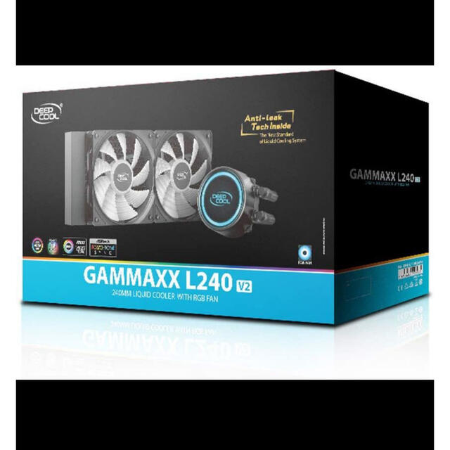 GAMMAXX L240 V2 簡易水冷 CPUクーラー Intel/AMD対応