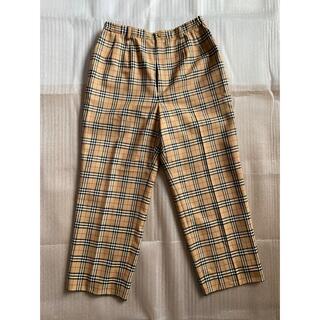 バーバリー(BURBERRY)のBURBERRY GOLF ウールチェックパンツ ユニセックス(スラックス)