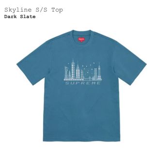 シュプリーム(Supreme)のSupreme Skyline S/S Top Dark Slate Lサイズ(Tシャツ/カットソー(半袖/袖なし))