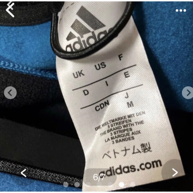 adidas(アディダス)のアディダス　ベスト  レディース　ブルー　ゴルフ　サッカー　フリース スポーツ/アウトドアのゴルフ(ウエア)の商品写真