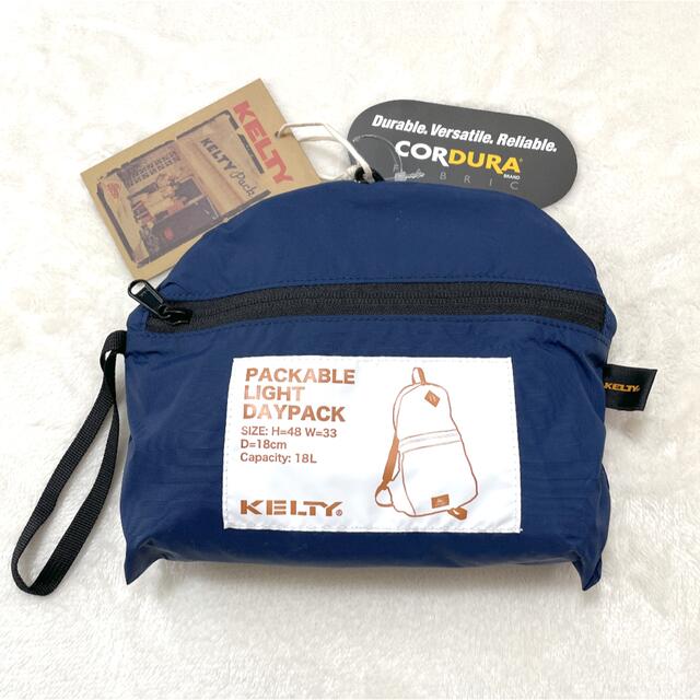 KELTY(ケルティ)の新品KELTY(ケルティ) コーデュラナイロンパッカブルライトデイパック レディースのバッグ(リュック/バックパック)の商品写真