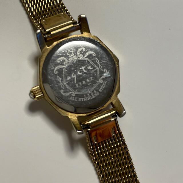 agete(アガット)の【大人気デザイン】agate 腕時計 華奢 ゴールド レディースのファッション小物(腕時計)の商品写真