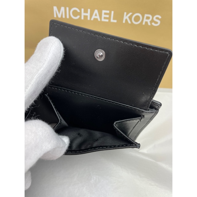 Michael Kors - 【セール】マイケルコース メンズ 折財布 ブラック