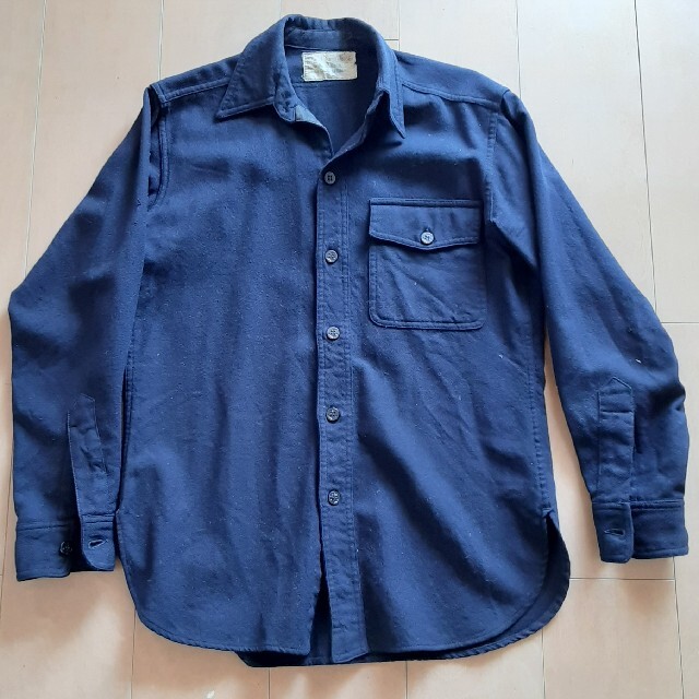 USN US NAVY CPO SHIRTS 片ポケ TOP GUN  ウール