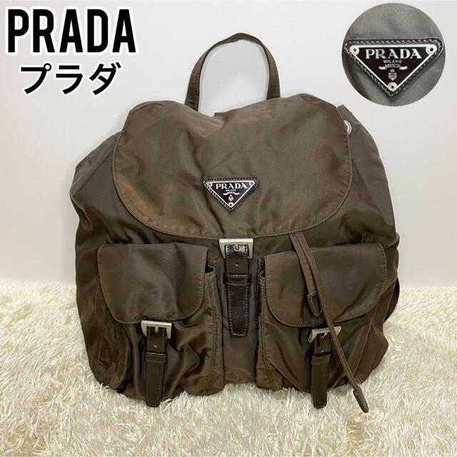 41%割引グリーン系2021新商品 【美品】プラダ ナイロン 巾着型