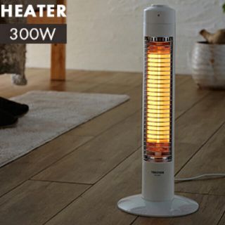 TEKNOS(テクノス）PH317 スリムハロゲンヒーター 300W 1灯 美品(電気ヒーター)