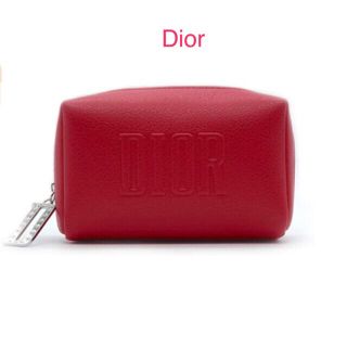 ディオール(Dior)のディオール Dior 化粧ポーチ レッド(ポーチ)