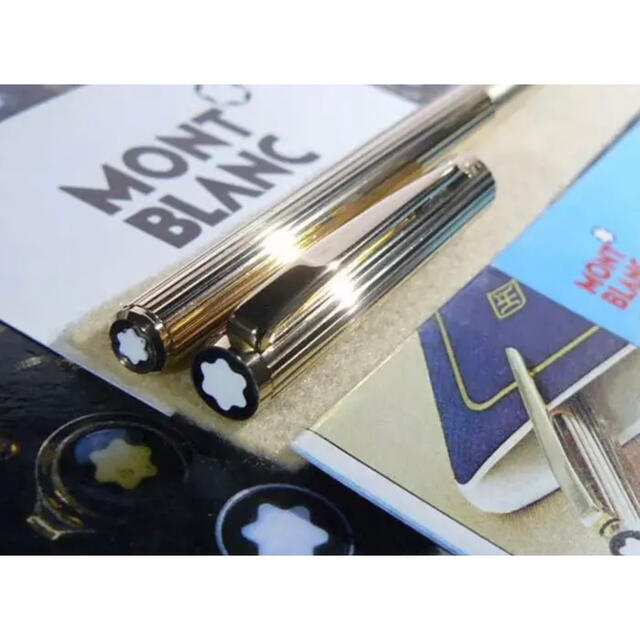 MONTBLANC(モンブラン)の金運を呼ぶ黄金の総金張りの価値の高い逸品！No1147ノブレス★モンブランbox インテリア/住まい/日用品の文房具(ペン/マーカー)の商品写真