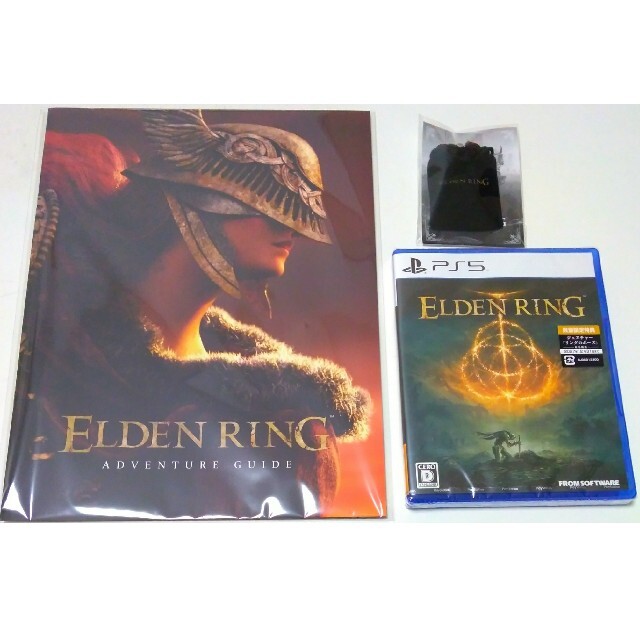 【超特価sale開催】  ELDEN RING　PS5　指輪レプリカ　リングのポーズ　アドベンチャーガイド 家庭用ゲームソフト