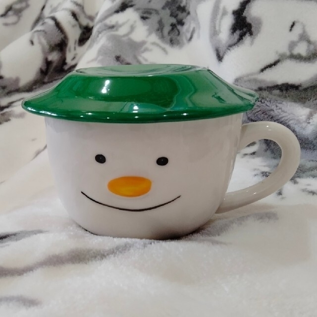 The Snowman　スノーマン　マグカップ　ふたつき インテリア/住まい/日用品のキッチン/食器(グラス/カップ)の商品写真