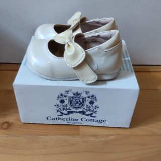 キャサリンコテージ(Catherine Cottage)のキャサリンコテージ　13cm　エナメルリボンシューズ(フォーマルシューズ)