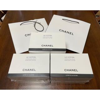 シャネル(CHANEL)のCHANEL コットン3箱セット(コットン)